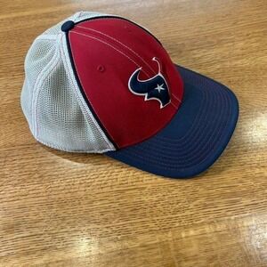 Houston Texans NFL Reebok Authentic Sideline Mesh Trucker Cap Men One Size Red